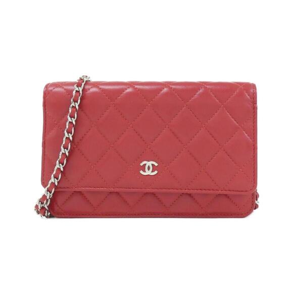 CHANEL Handbags - CHANEL Red Wallet